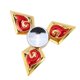 thumbnail image 1 of Spinner para la yema del dedo, bolas de acero, rodamiento, alivio del estrés, EDC, manos, juguete #2, 1 ud., 1 of 2