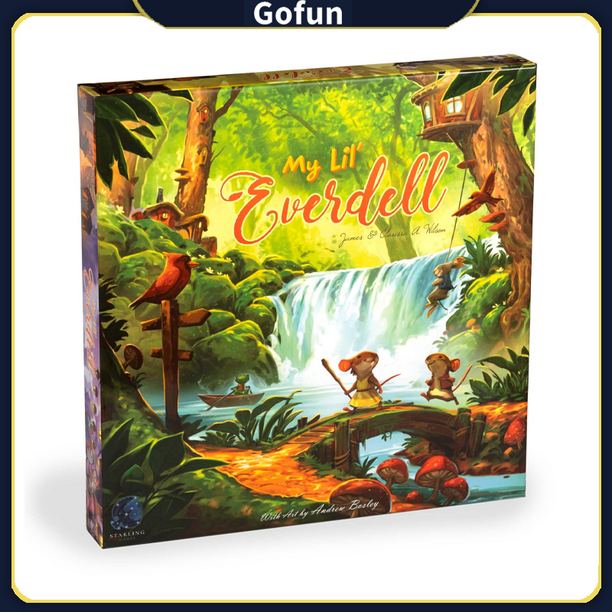 Juego de mesa My Lil' Everdell Family Kids para niños de 6 a 4 jugadores, 30 minutos