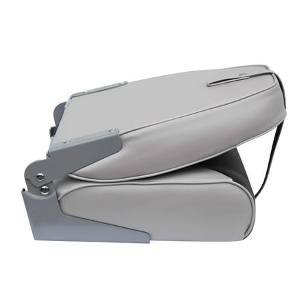 Wise Gray/Charcoal Folding High Back Boat Seat
