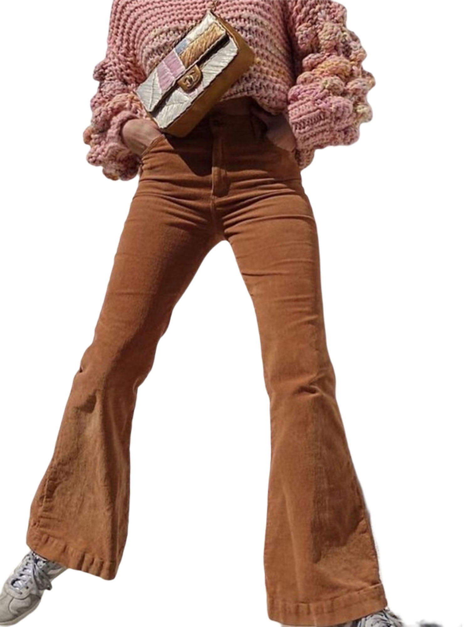 Ma\u0026Baby Womens Corduroy Straight Leg 