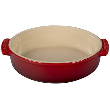 Le Creuset Handles - of America Stoneware Tapas Dish, 17-Ounce, Cerise (Cherry Red) Le Creuset