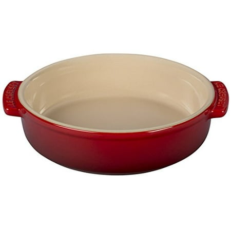 of America Stoneware Tapas Dish, 17-Ounce, Cerise (Cherry Red) Le