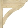thumbnail image 3 of Ekena Millwork 8"W x 22"D x 22"H Thorton Rough Sawn Traditional Outlooker, Douglas Fir, 3 of 4