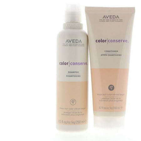 Aveda Color Conserve Conditioner, 6.7 oz 1 Pc, Aveda Color Conserve Shampoo, 8.5 oz 1 Pc