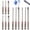 Sliverļ¼2setļ¼, variant on 6 PCS All in One Pagoda Hex Screwdriver Bit Set, Magnetic Impact Hex Head Drill Bits, Reduce Bit Changes, Secure Fit to Help Prevent Stripping, for Furniture Assembly Bike Repair DIY