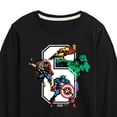 thumbnail image 3 of Marvel The Avengers - Birthday 6 - Toddler And Youth Long Sleeve Graphic T-Shirt, 3 of 5