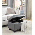thumbnail image 3 of Convenience Concepts Designs4Comfort 5th Avenue Storage Ottoman, Multiple Finishe, 3 of 6