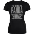 thumbnail image 1 of Costume de Panda Humain Halloween Juniors T-Shirt Doux, 1 of 1