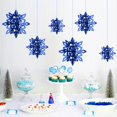 thumbnail image 3 of 6 copos de nieve navideños de 15/20/25 cm para colgar en el árbol de Navidad, decoración navideña para el hogar, accesorios de decoración para Año Nuevo 2024, 3 of 5