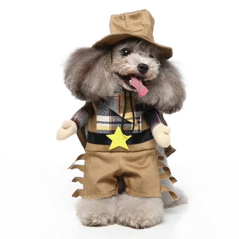 BT Bear Dog Halloween Costumes Pet Cosplay Funny Costume Clothes for Puppy Medium Dogs Cats Christmas Dress up Party Boy L