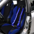 thumbnail image 2 of Spec-D Tuning 1 Piece Black 4 Point Racing Style Seat Belt Safety Harness 4Pt, 2 of 7
