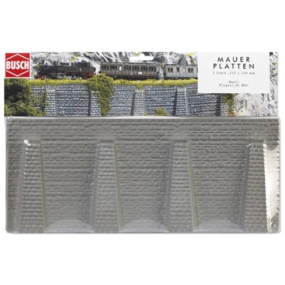 busch 7031 stone wall 2/ ho scenery scale model scenery
