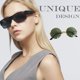 thumbnail image 5 of Vogacara Gafas de sol Flame de alto rango Visión de alta definición Robusto Ligero Mano de obra fina Diseño único Gafas geniales Cuidado de ojos Tipo 12, 5 of 6
