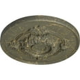 thumbnail image 3 of Ekena Millwork 13 3/4"OD x 1"P Monique Ceiling Medallion (Fits Canopies up to 3 3/4"), Hand-Painted Witch Hazel Crackle, 3 of 6