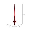 thumbnail image 3 of Vickerman M183303S 12 Po. Embout de Cupola Rouge Brillant 3 par Sac, 3 of 3