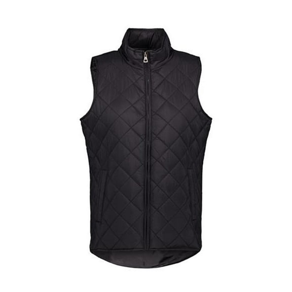 Weatherproof Womens Vintage Diamond Quilted Vest W207359, L, Black