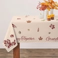 thumbnail image 3 of Fall Tablecloth,Thanksgiving Tablecloth, Grateful Heart Tablecloth, Fall Table Cloth for Thanksgiving Decor, Fall tablecloths for Rectangle Tables, 60 X 120 Inch, 3 of 5