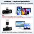 thumbnail image 3 of Micrófono Lavalier inalámbrico GoorDik USB C para Android, 3 of 4