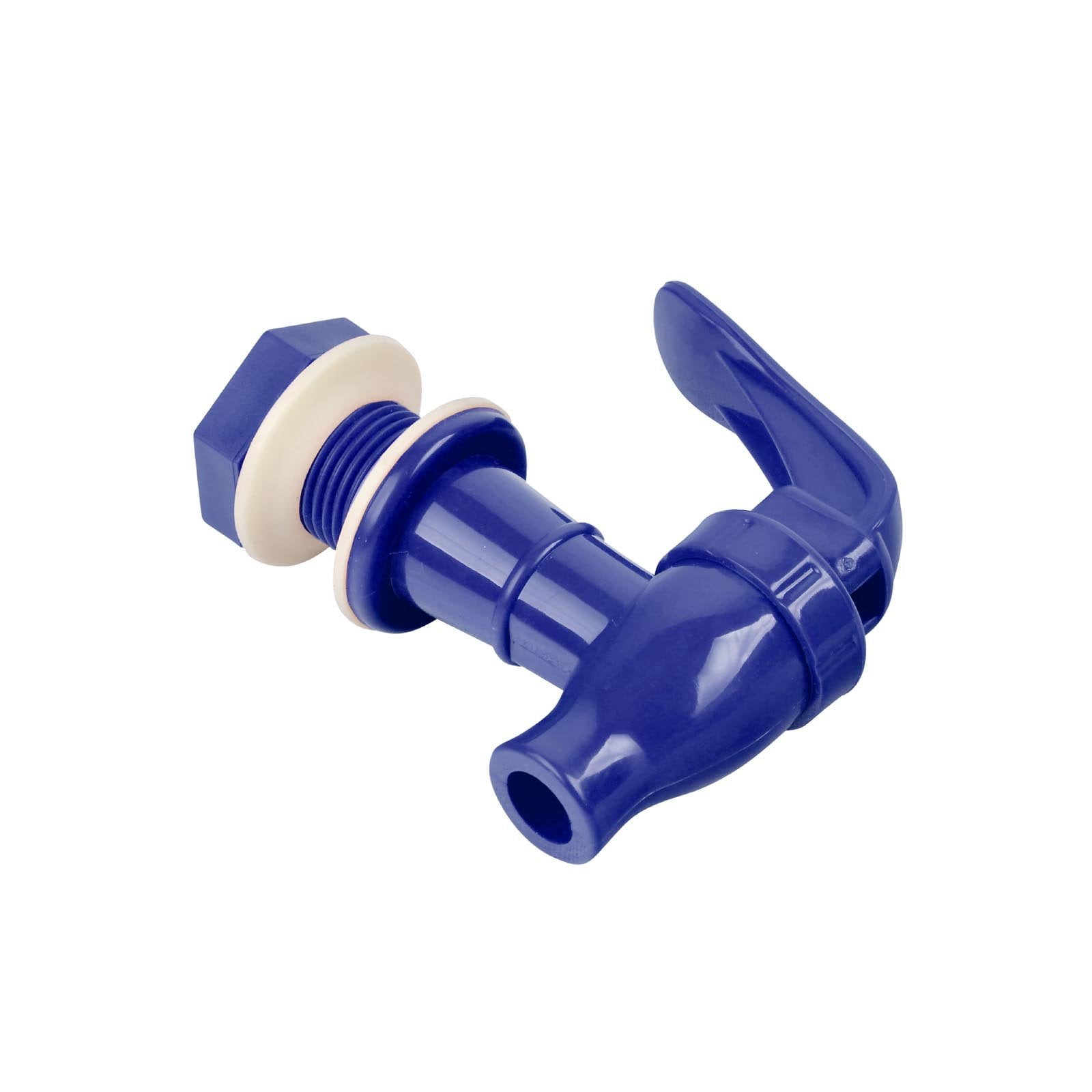 Brio Replacement Valve 6 Pack Cooler Faucet Spigot for Beverage Dispensers, Coolers, (Navy Blue)