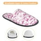 thumbnail image 3 of Fotbe Pink bows Pantuflas Peludas para Mujer con Estampado, Zapatillas de Peluche, Zapatos de Invierno para Casa, Uso Interior y Exterior-Large, 3 of 8