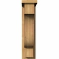 thumbnail image 2 of 5 1/2"W x 14"D x 22"H Newport Smooth Corbel w/Backplate, Western Red Cedar, 2 of 9