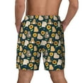 thumbnail image 4 of Daiia Bear Sunflower Mens Swim Trunks Swim Shorts Quick Dry Swim Shorts with Mesh Lining Pockets-Medium, 4 of 9