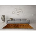 thumbnail image 3 of Ahgly Company Machine Washable Indoor Rectangle Persian Yellow Traditional Area Rugs, 6' x 9', 3 of 4