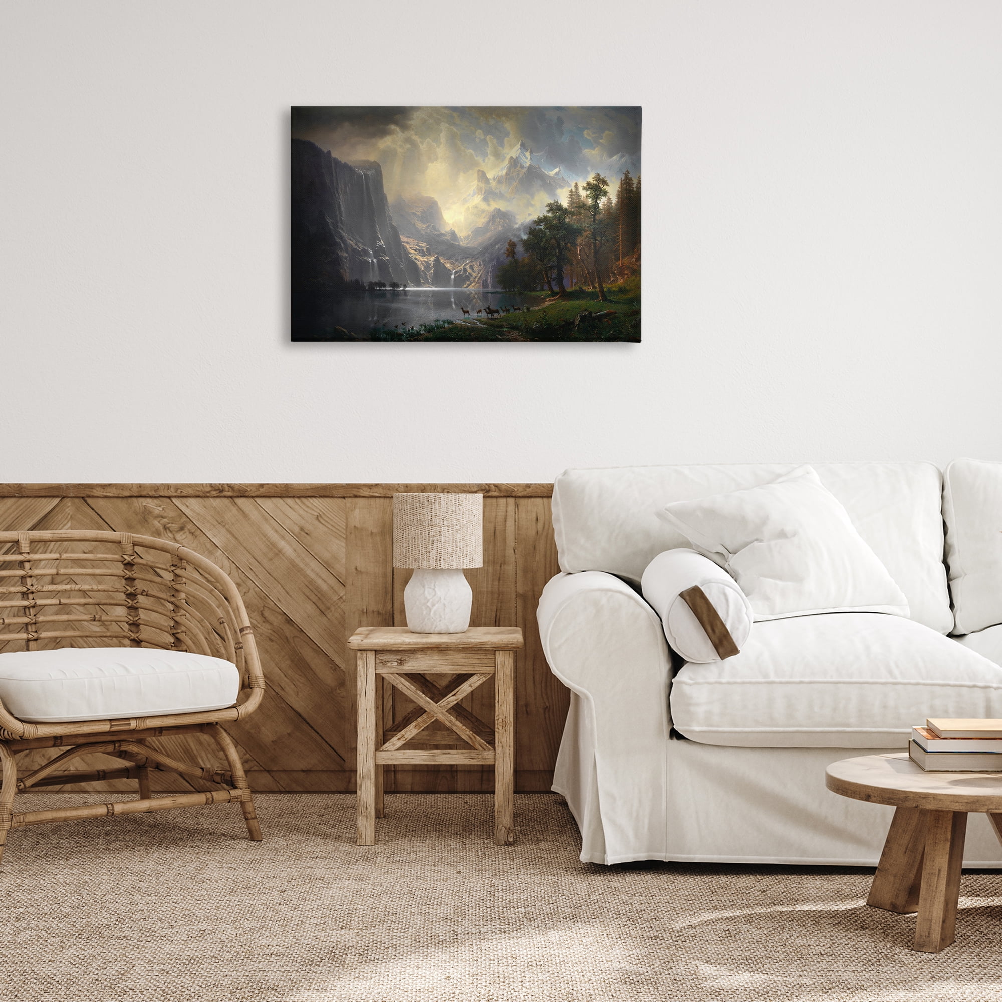 Stupell Industries Among Sierra Nevada Mountains Landscape & Nature Painting Wrapped Canvas Art Print Wall Art, 30 x 20