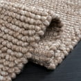 thumbnail image 5 of SAFAVIEH Natura Feride Geometric Runner Rug, Brown, 2'3" x 14' - Scandinavian Design, Brown, Handmade Wool Blend, Ideal for Living Room, Bedroom, Dining Space, Entryway, Hallway, Kitchen, 5 of 11
