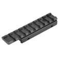 thumbnail image 4 of Adaptador de riel de aleación de aluminio de 11 mm a 20 mm Montaje en riel Extienda la base de reemplazo para Weaver Advancent OD000878-00, 4 of 7