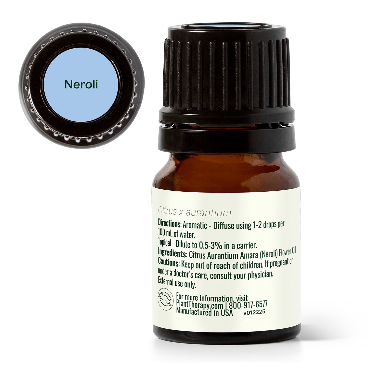 Plant Therapy Neroli Essential Oil 2.5 mL (1/12 oz) 100% Pure, Undiluted, Natural Aromatherapy