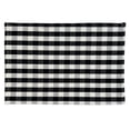 thumbnail image 2 of Serafina Home Black And White Checkered Placemats, Set Of 6, 2 of 3