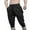 Black, variant on Men's Casual Pants Men’s Casual Pants Male Spring And Summer Pocket Sports Shorts Bifurcated Capri Pants end# start# s#Men’s Casual Pants Black M