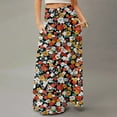 thumbnail image 2 of WULMLEO Long Skirts for Women Casual High Waist Maxi Skirt Flowy Aline Boho Beach Vacation Skirts with Pockets Saffron XL, 2 of 5