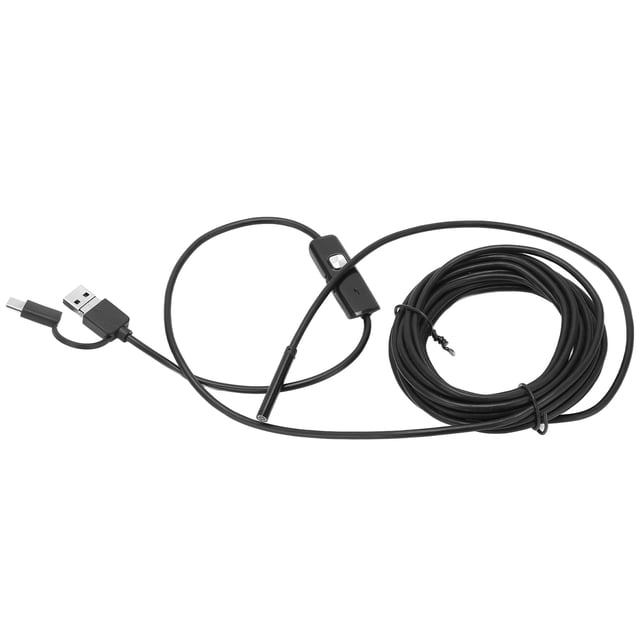 Cámara de Tuberías, 3 en 1 Endoscopio Proncico AN100-5.5 IP67 Portable IP67 Implaz para Teléfono para drenaje para reparación Eléctrica