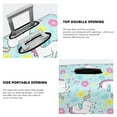 thumbnail image 5 of PAYOHTO Highly Elastic Spandex Suitcase Cover Luggage Cover Medium Fits 22 to 24 Inch Little Unicorns & Cute Flowers, 5 of 8