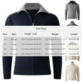 thumbnail image 3 of Ceisia Men's Slim-Fit Color-Blocked Zipper Knit Cardigan Multi-Solid for Spring Gift, 3 of 9