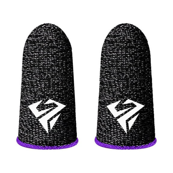 ✪ 2Pcs Breathable Gaming Finger Sleeves Game Gloves Anti-Sweat Thumb Finger Cots Fingertip Cover for Mobile Games PUBG/COD/LOL/ROS