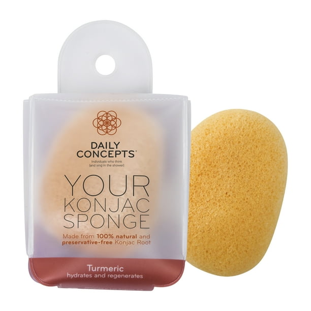 Daily Concepts Daily Concepts Your Konjac Face Sponge Turmeric