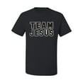 thumbnail image 2 of Wild Bobby Varsity Team Jesus Inspirational/Christian Men Graphic Tee, Black, Small, 2 of 5