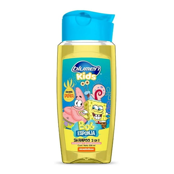 Shampoo Blumen Kids 3 en 1 Bob Esponja 500 ml