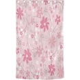 thumbnail image 2 of Coolnut Pink Flower Thickened Blackout Curtain 84 Inches, Perforated Window Curtains for Bedroom Living Room Stylish Thermal Insulated Curtains, 1 Pack Home Decor, 2 of 7