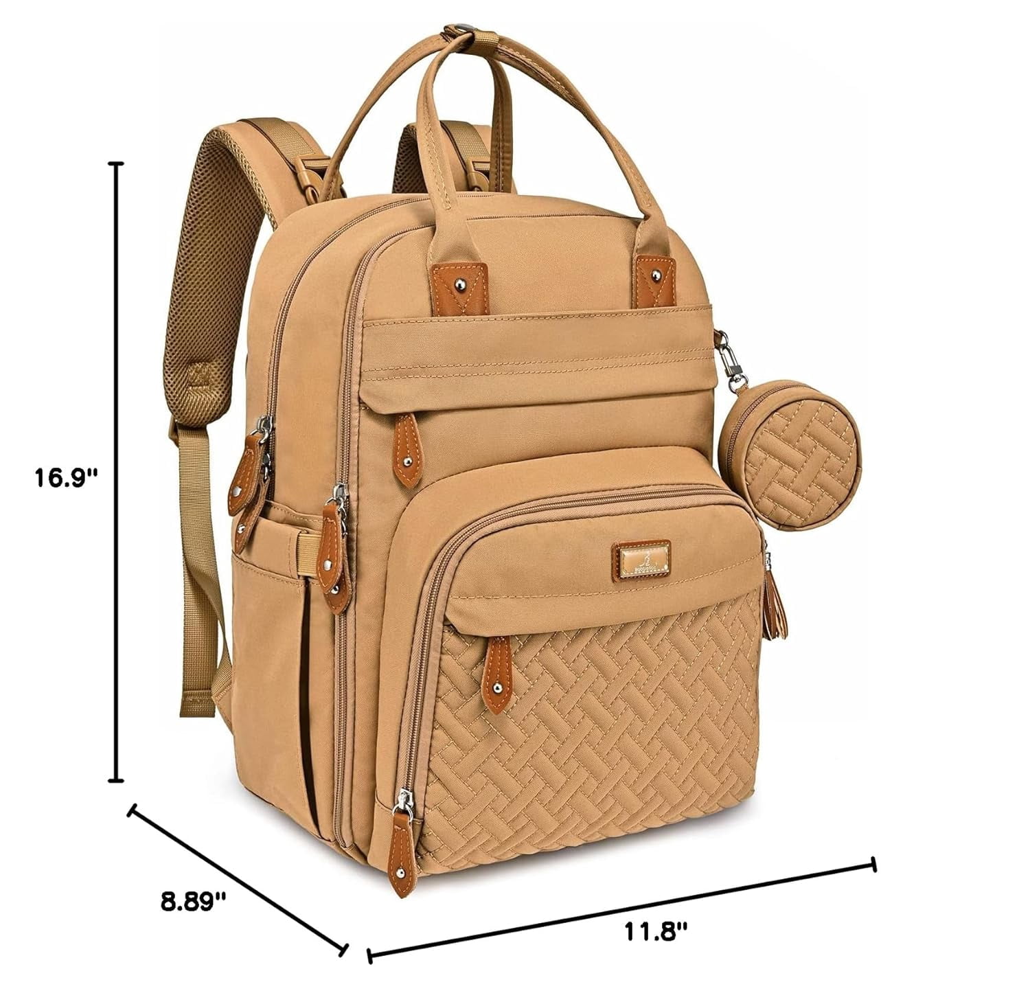 Babbleroo rare diaper backpack bag with changing pad The Original Diaper Bag main image 4
