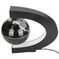 thumbnail image 3 of Globo flotante magnético, mapa del mundo de 6 pulgadas, bola de levitación, Base en forma de C, decoración de escritorio, enchufe de 100-240VUS, 3 of 5