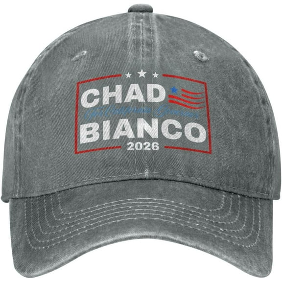 Bianco for Governor 2026 Hats California Chad-Bianco Hat Cotton Baseball Cap