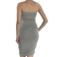 thumbnail image 2 of Rachel Roy Womens Solid Strapless Dress, Grey, Medium, 2 of 2