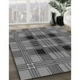 thumbnail image 3 of Ahgly Company Machine Washable Indoor Rectangle Transitional Dark Gray Black Area Rugs, 8' x 10', 3 of 7