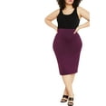 thumbnail image 3 of ELOQUII Women's Plus Size Neoprene Pencil Skirt, 3 of 5