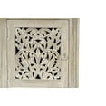 thumbnail image 5 of Taran Designs Fillian 3-drawer 1-door Floral Carved Solid Wood Desk in Gray, 5 of 7