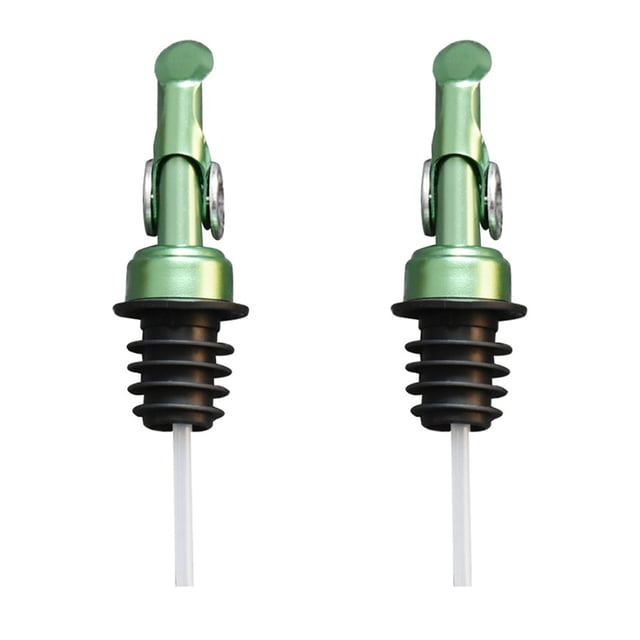 Vertedor de aceite multicolor de grado alimenticio de alta calidad 2pcs - verde Ormromra CPB-DE-WX715-3